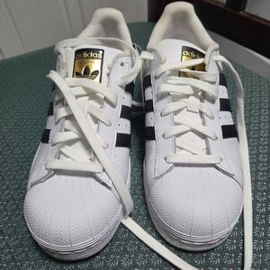 Adidas White and Black Sneakers